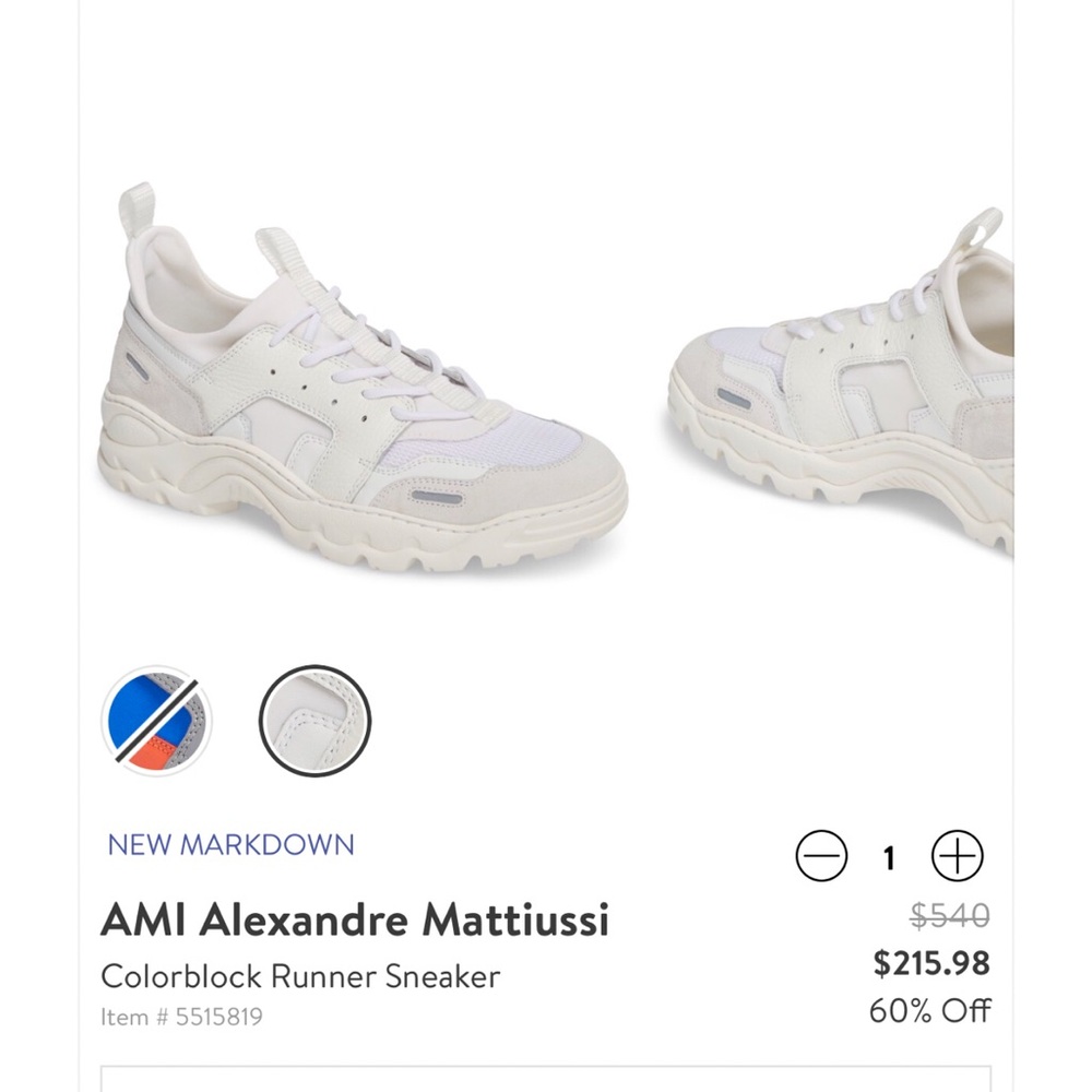 AMI PARIS size 45 men’s shoes
